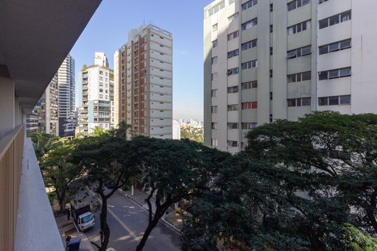 Vista/Varanda de kitnet/studio para alugar com 1 quarto, 26m² em Sumarezinho, São Paulo