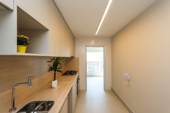 Cozinha de apartamento à venda com 3 quartos, 125m² em Vila Dom Pedro I, São Paulo