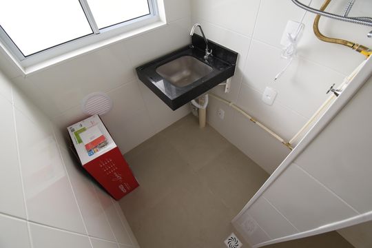 Área de Serviço de apartamento para alugar com 2 quartos, 47m² em Bairro Alto, Curitiba