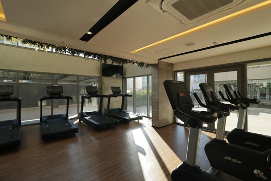 Área comum - Academia de kitnet/studio para alugar com 1 quarto, 21m² em Vila Clementino, São Paulo