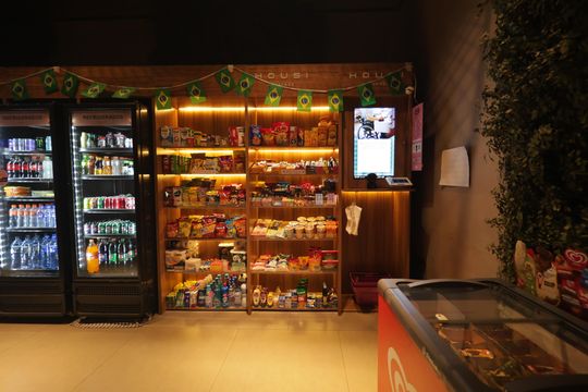 Área comum - mercado de kitnet/studio para alugar com 1 quarto, 21m² em Vila Clementino, São Paulo