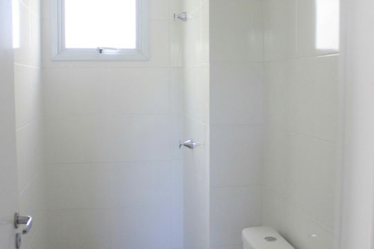 Banheiro da Suíte  de apartamento à venda com 2 quartos, 57m² em Vila Progresso, Guarulhos