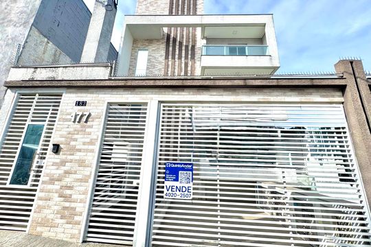 Placa instalada na fachada do imóvel de apartamento à venda com 2 quartos, 53m² em Vila Progresso, Guarulhos
