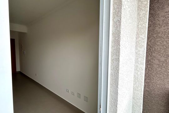 Varanda da Sala de apartamento à venda com 2 quartos, 53m² em Vila Progresso, Guarulhos