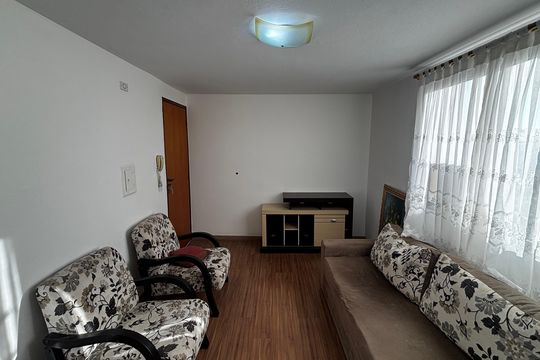 Sala de apartamento à venda com 2 quartos, 52m² em Jardim Alvorada, Santo André