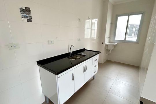 Cozinha de apartamento à venda com 2 quartos, 53m² em Vila Progresso, Guarulhos