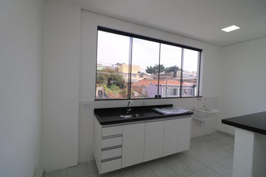 Cozinha de apartamento para alugar com 1 quarto, 38m² em Vila Prudente, São Paulo