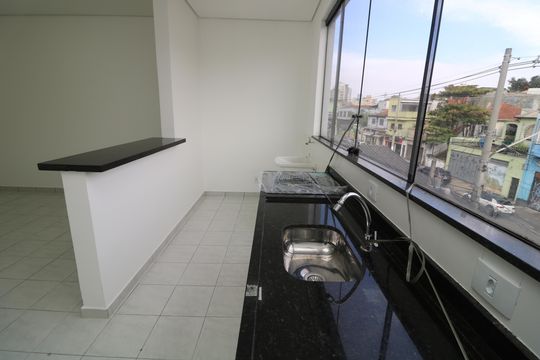 Cozinha de apartamento para alugar com 1 quarto, 36m² em Vila Prudente, São Paulo