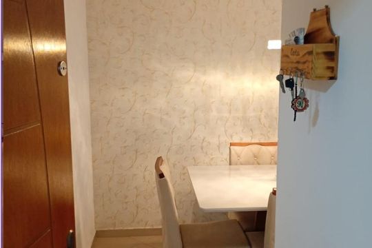 Sala de apartamento à venda com 2 quartos, 63m² em Jardim Santo Alberto, Santo André