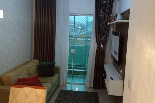 Sala de apartamento à venda com 2 quartos, 63m² em Jardim Santo Alberto, Santo André