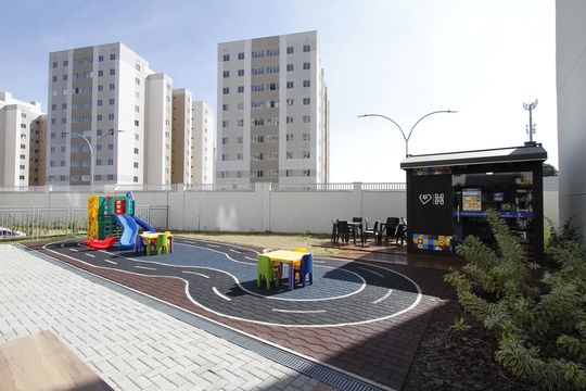 Área comum - Playground de apartamento para alugar com 3 quartos, 70m² em Palmeiras, Belo Horizonte