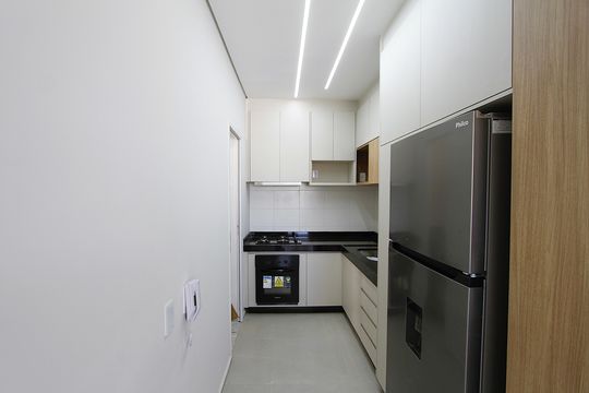 Cozinha de apartamento para alugar com 3 quartos, 70m² em Palmeiras, Belo Horizonte