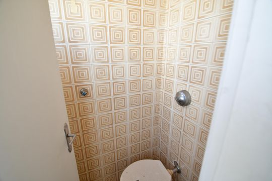 Banheiro de serviço de apartamento à venda com 2 quartos, 80m² em Jardim Chapadão, Campinas