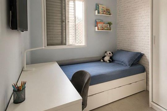 Quarto de apartamento à venda com 3 quartos, 76m² em Vila Madalena, São Paulo