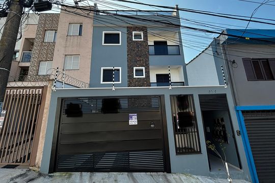 Fachada de apartamento à venda com 2 quartos, 69m² em Vila Metalúrgica, Santo André