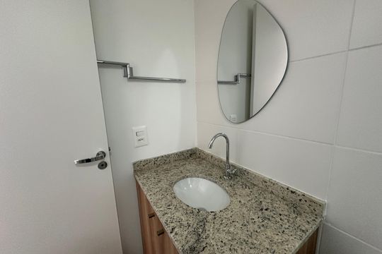 Banheiro de apartamento para alugar com 2 quartos, 50m² em Vila Engenho Novo, Barueri