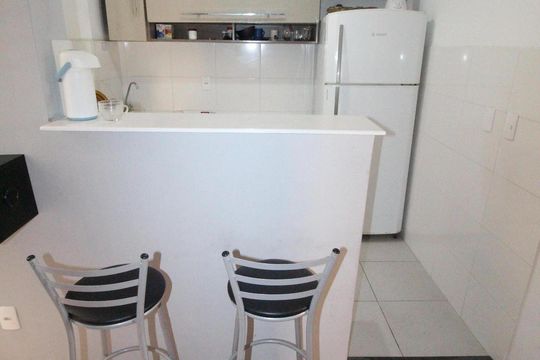 Cozinha de apartamento para alugar com 2 quartos, 48m² em Bom Retiro, São José dos Campos
