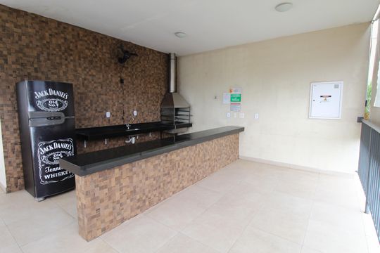 Área comum - Churrasqueira de apartamento para alugar com 2 quartos, 48m² em Bom Retiro, São José dos Campos