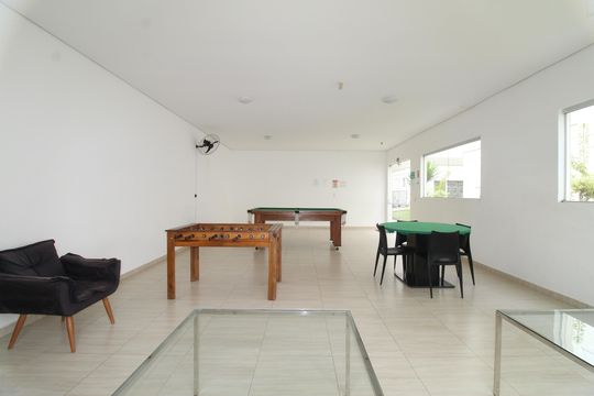 Área comum - Sala de Jogos de apartamento para alugar com 2 quartos, 48m² em Bom Retiro, São José dos Campos