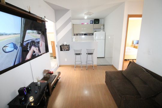 Sala de apartamento para alugar com 2 quartos, 48m² em Bom Retiro, São José dos Campos