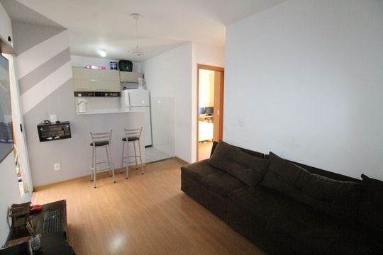 Sala de apartamento para alugar com 2 quartos, 48m² em Bom Retiro, São José dos Campos