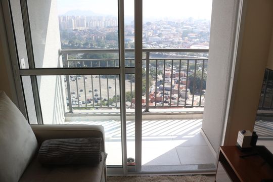 Varanda de apartamento à venda com 2 quartos, 55m² em Lapa de Baixo, São Paulo