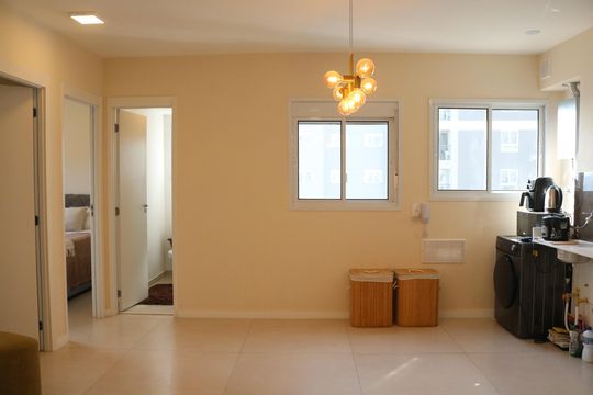 Sala de apartamento à venda com 2 quartos, 55m² em Lapa de Baixo, São Paulo