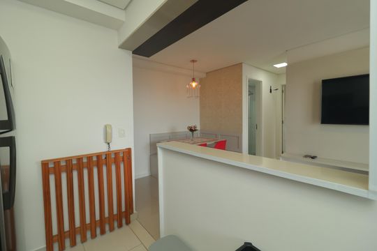 Cozinha de apartamento para alugar com 2 quartos, 47m² em Liberdade, São Paulo