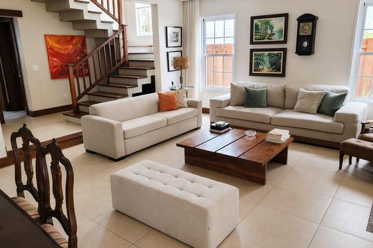 Sala de casa de condomínio à venda com 5 quartos, 332m² em Parque Imperador, Campinas