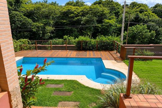 Piscina de casa de condomínio à venda com 5 quartos, 332m² em Parque Imperador, Campinas