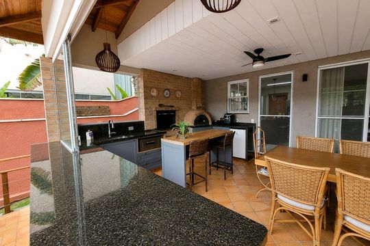 Área Gourmet de casa de condomínio à venda com 5 quartos, 332m² em Parque Imperador, Campinas