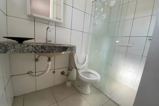 Banheiro da suíte de casa para alugar com 3 quartos, 180m² em Chácara da Barra, Campinas