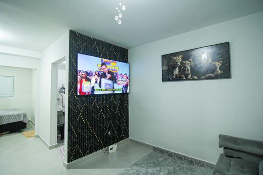 Sala de kitnet/studio à venda com 1 quarto, 34m² em Jaguará, São Paulo