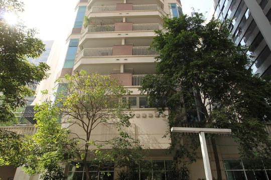 Fachada de apartamento à venda com 1 quarto, 40m² em Vila Olímpia, São Paulo