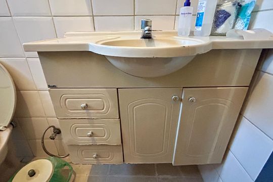 Banheiro de apartamento à venda com 3 quartos, 76m² em Vila Claudia, São Paulo