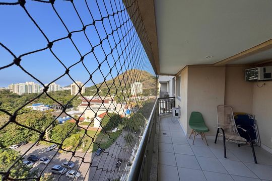 Varanda de apartamento para alugar com 2 quartos, 75m² em Recreio dos Bandeirantes, Rio de Janeiro