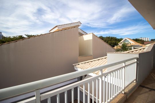 Varanda do Quarto 1 de casa de condomínio para alugar com 4 quartos, 235m² em Jardim Vera Cruz, Sorocaba
