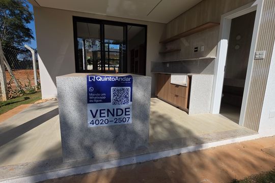 Placa e qrcode  de casa à venda com 3 quartos, 162m² em Ipanema, Lagoa Santa
