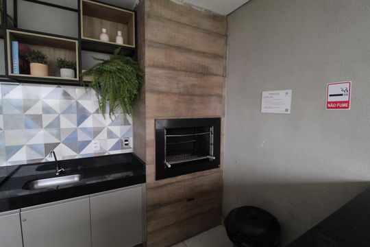 Área comum - Churrasqueira de apartamento para alugar com 2 quartos, 50m² em Grand Ville, Uberlândia