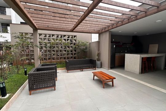 Área comum de apartamento para alugar com 1 quarto, 54m² em Santo Amaro, São Paulo