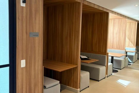 Área comum - Coworking de apartamento para alugar com 2 quartos, 54m² em Santo Amaro, São Paulo