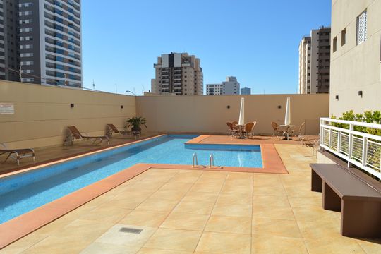 Área comum - Piscina de apartamento para alugar com 4 quartos, 103m² em Santa Cruz do Jose Jacques, Ribeirão Preto