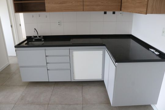 Cozinha de apartamento à venda com 2 quartos, 60m² em Jardim das Perdizes, São Paulo