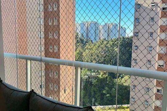 Varanda de apartamento à venda com 3 quartos, 140m² em Centro Empresarial Tamboré, Santana de Parnaíba
