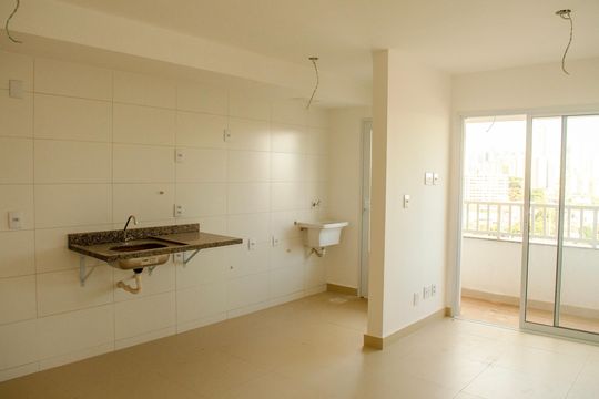 Sala de apartamento para alugar com 2 quartos, 60m² em Setor Marechal Rondon, Goiânia
