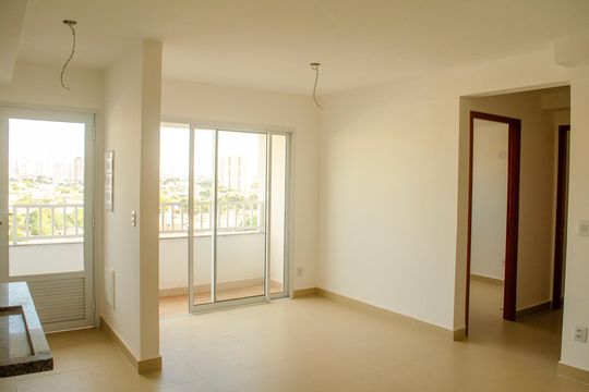 Sala de apartamento para alugar com 2 quartos, 60m² em Setor Marechal Rondon, Goiânia