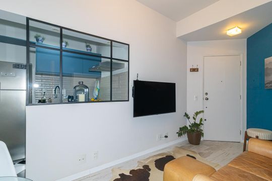 Sala de apartamento à venda com 1 quarto, 32m² em Planalto Paulista, São Paulo