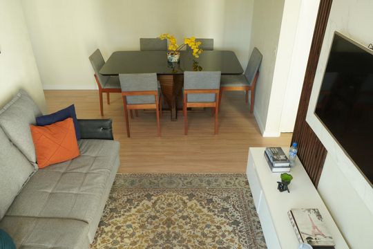 Sala de apartamento à venda com 2 quartos, 50m² em Chácara Califórnia, São Paulo