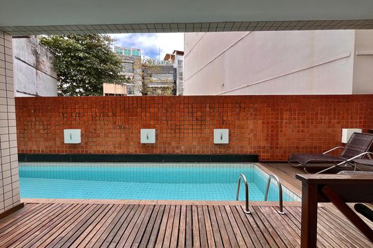 Área comum - Piscina de apartamento à venda com 1 quarto, 40m² em Ipanema, Rio de Janeiro