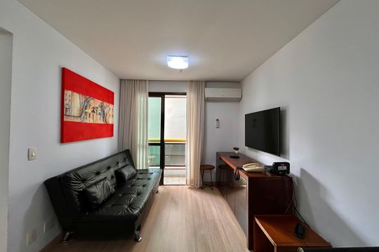 Sala de apartamento à venda com 1 quarto, 40m² em Ipanema, Rio de Janeiro
